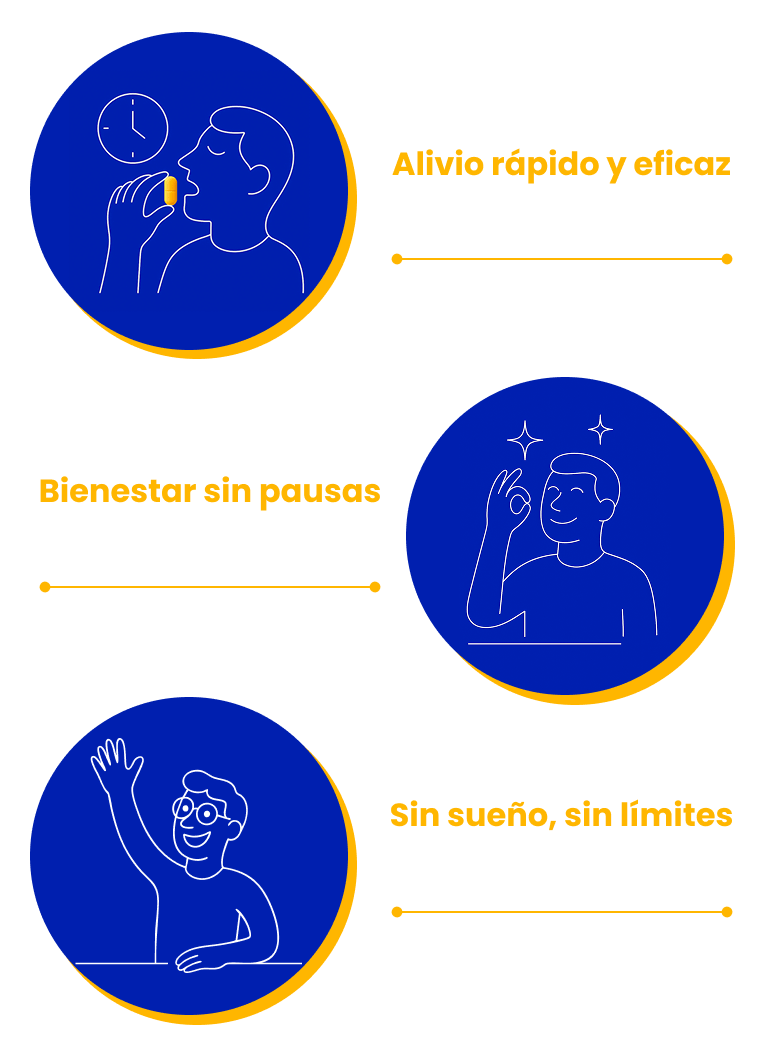 Alivio rápido y eficaz.