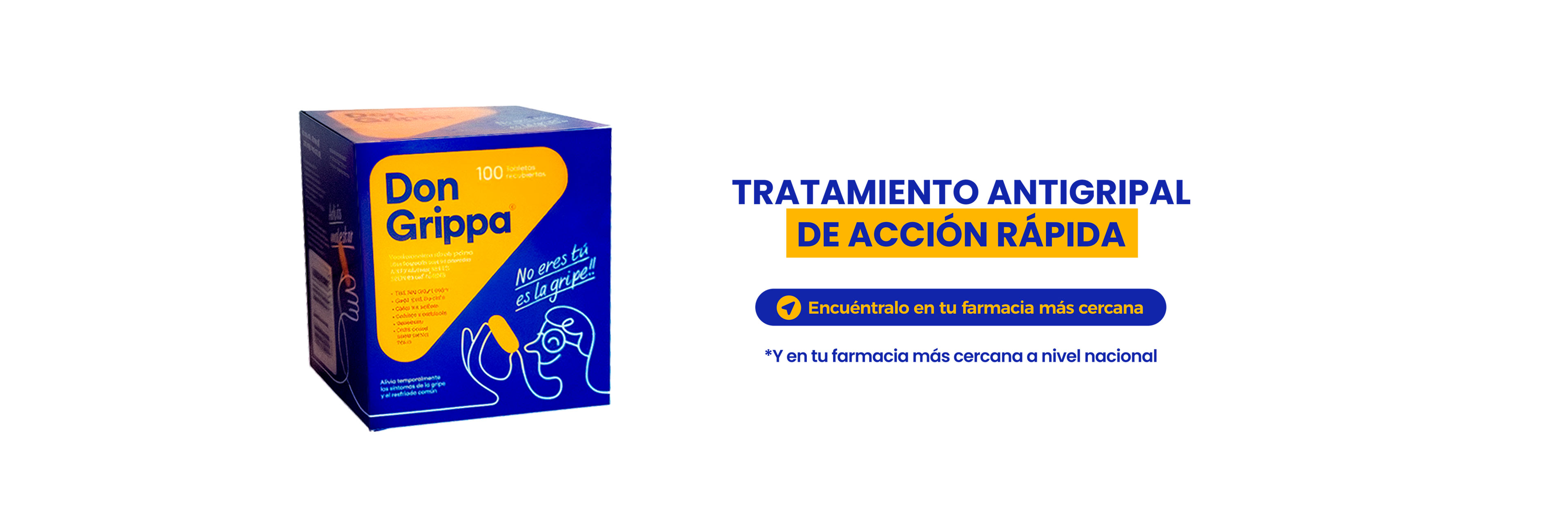 Tratamiento antigripal de acción rápida.